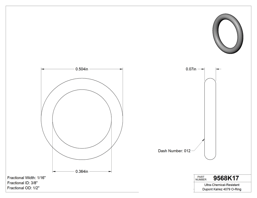 Technical drawing - 9568K17
